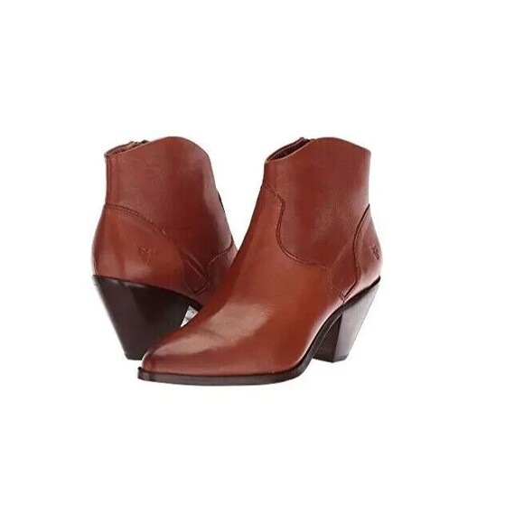 Frye Boots Women's Size 9.5 Lila Western Short Saddle Polished NEW, MSRP… - Picture 5 of 13